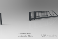 1012-Schiebetor-mit-optionaler-Pforte
