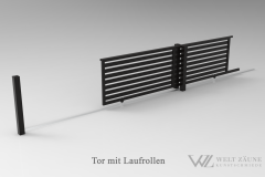 1014-Tor-mit-Laufrollen